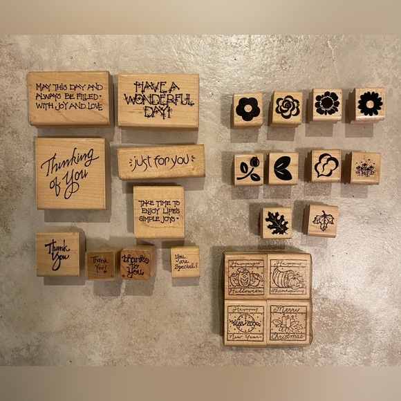 Dots Other - D.O.T.S rubber stamps. Specific Holidays, Misc Sayings, Small Flowers, Leaves